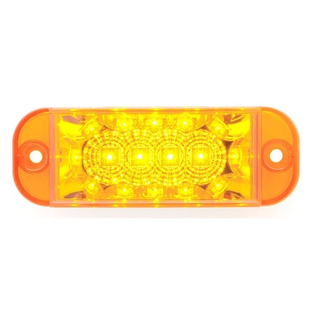 Optronics 16-Led Yellow Intermediate Side Marker Light With Supplemental Mid-Ship Turn MCL48AB